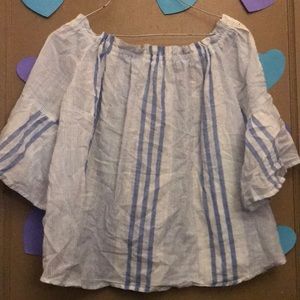 Off the shoulder shirt